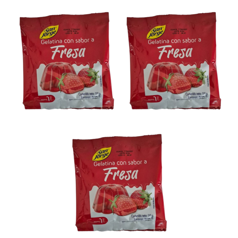 Jeleu de căpșuni pack 3